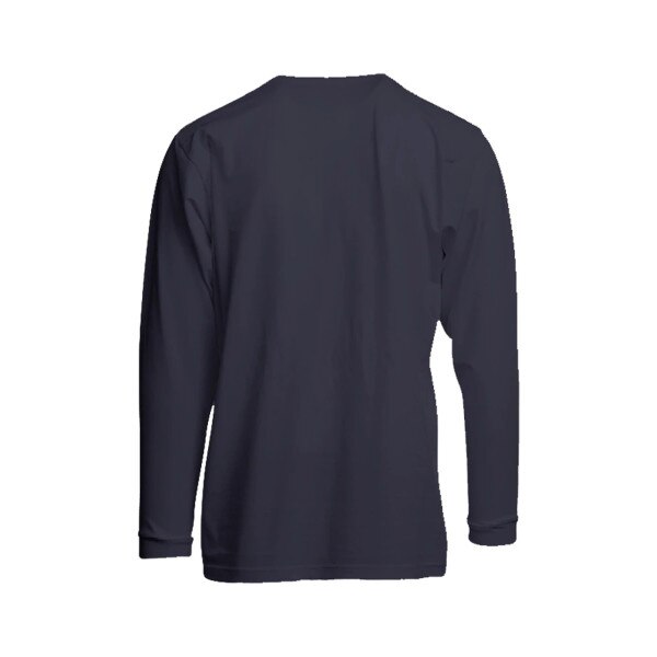 LAPCO 6 oz FR Pocket Long Sleeve Shirt in Navy